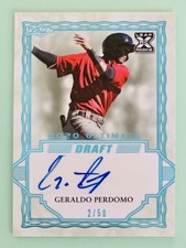 2020 Leaf Ultimate Draft Gold 2/50 Geraldo Perdomo #BA-GP1 - Autograph All-Star
