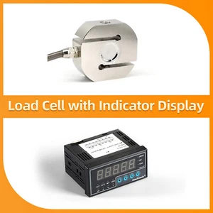 Sensor de celda de carga tipo S con indicador pantalla fuerza de prueba peso 0-500KG - Imagen 1 de 142