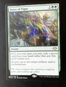 Force of Vigor 164 MTG The List (TLP) Rare NM - Picture 1 of 2