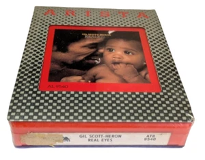 Verpackt Gil Scott Heron Real Eyes 8-track 8 Titel Band Kassette Patrone - Imagen 1 de 4