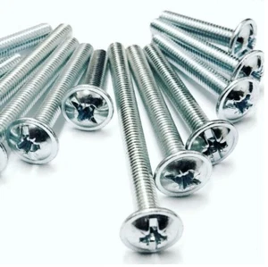 M4 / 4mm DOOR HANDLE SCREWS BOLTS 9mm - 50mm LENGTHS KITCHEN DOOR / DRAWER KNOB - Picture 1 of 38