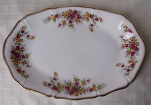 ROYAL GRAFTON - FLORAL BOUQUET - OVAL PLATTER, PLATE - Picture 1 of 5