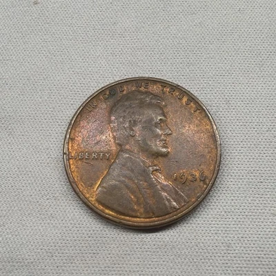 1936 Lincoln Wheat Cent Red Brown AU/MS 1C Raw Copper Coin - Image 1 of 2