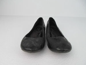 Born B.O.C Balerina zapatos planos de imitación de cuero negros para mujer talla 7,5 M - Imagen 1 de 10