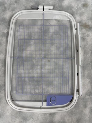 Genuine Brother Embroidery Hoop 5"x7" with Grid Template Model SA444/EF75 - Image 1 of 4