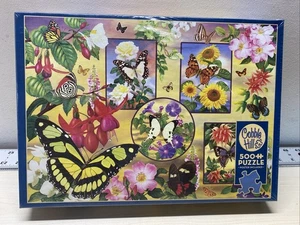 Butterfly Magic 500 Piece Jigsaw Puzzle Poster Included Cobble Hill New - Picture 1 of 7
