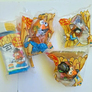 1998 Burger King Kids Club Toys Mr. Potato Head Set of 4 Toys - Picture 1 of 7
