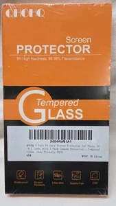 Displayschutzfolie Hartglas iPhone 16 3er Pack Case Friendly QHOHQ - Bild 1 von 3