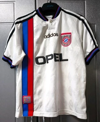 Camiseta de fútbol vintage Adidas FC Bayern Munchen 1995/1997 para adolescentes Foto 1 de 4