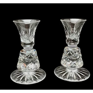 Lenox Charleston Crystal Candlesticks - Picture 1 of 4