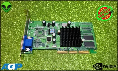 NVIDIA GEFORCE 2 MX-400 32MB DDR  SCHEDA VIDEO  AGP #710 - Immagine 1 di 3