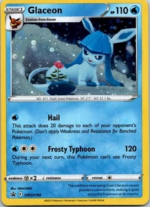Black Star Promo Glaceon SWSH192 Promo SWSH: Sword & Shield Promo Cards - Picture 1 of 2