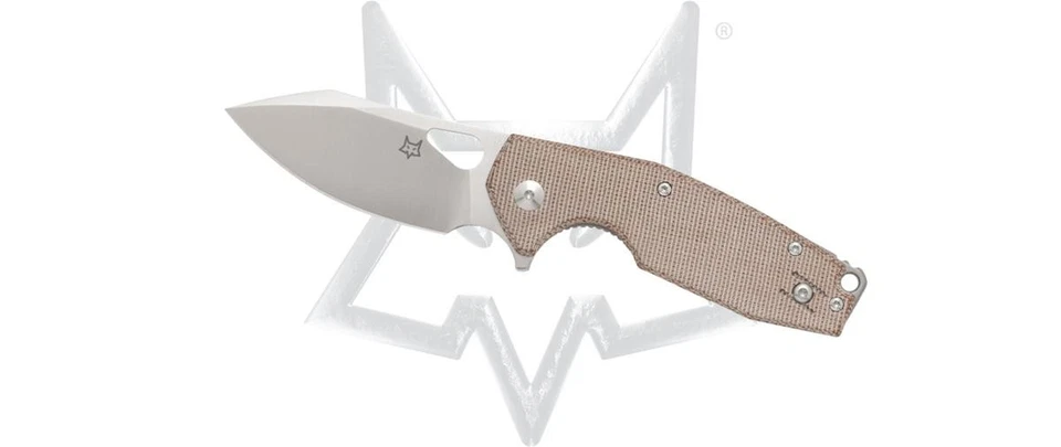 Cuchillo de Bolsillo FOX KNIVES Yaru FX-527LI-MNA Liner Lock Lona Natural Micarta M398 Foto 1 de 1