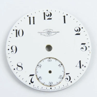 Reloj Bolsillo Ball Watch Co. (Elgin) Tamaño 18 Modelo 333 Esmalte Esfera Foto 1 de 4