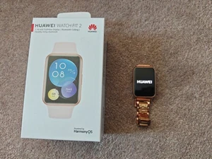 Huawei Watch Fit 2 34mm Gold Tone - Picture 1 of 7