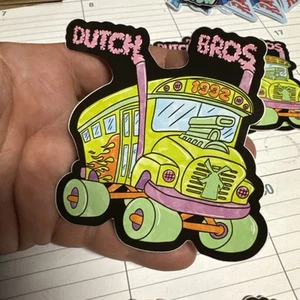 *NEW* Dutch Bros Sticker School Bus Buck For Kids September 15 2023 - Picture 1 of 2