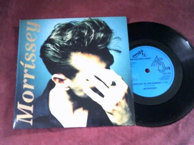 MORRISSEY Everyday is like Sunday 7" Solid centre 1980s INDIE EX - Image 1 of 2