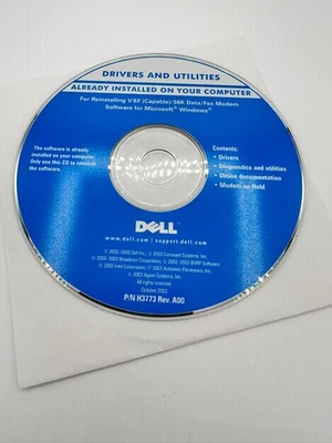 Dell Tools System Software and Drivers & Utilities CDs 2003 Revision A00 - Image 1 of 2