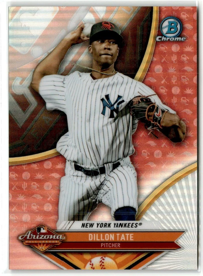 Dillon Tate 2017 Bowman Chrome 2016 Arizona Fall League Fall Stars #AFL-DT - Image 1 of 2