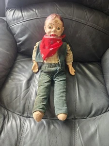 Vintage Ventriloquist Howdy Doody, Composition, Googly Eyes Working Mouth!! - Picture 1 of 10