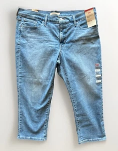 NWT Women’s Jeans 311 Shaping Skinny Capri Hypersoft Mid Rise Size 34 - Picture 1 of 8