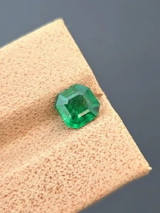 Emerald Gemstone Emerald Cut Natural Green Transparent Loose From Swat Pakistan - Picture 1 of 4