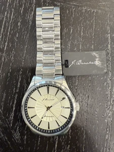 J. Brackett Men's Stainless Steel Automatic Watch, OP $345, New in Box, JB2008 - Picture 1 of 12
