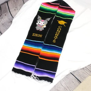 KIDS SIZE Kuromi Class 2025 Graduation Sash Scarf Stole Mexican Embroidered - Picture 1 of 4