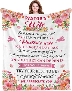 Gifts for Pastor Wife, Pastor Wife Appreciation Gifts, Gift Blanket for Pastor W - Picture 1 of 7