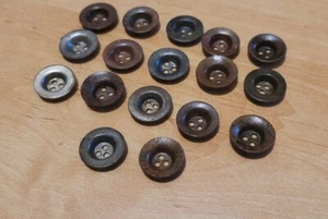 WW2 German SOLDIER Uniform BUTTONS Set Of 17 - Picture 1 of 5