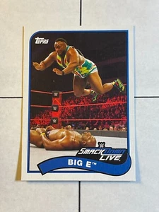 Big E 2018 Topps Heritage WWE Smackdown #12 - Picture 1 of 2