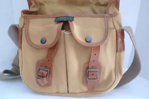 LIDDESDALE /BARBOUR - COTTON CANVAS TARRAS BAG - MADE @ SCOTLAND- GOOD CONDITION - Picture 1 of 24