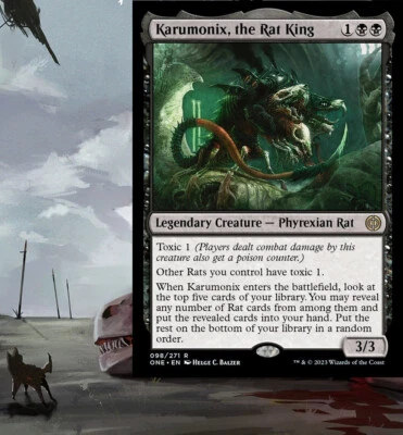 Karumonix, the Rat King Commander Deck Relentless Rats EDH Ready-to-Play Toxic - Image 1 of 4