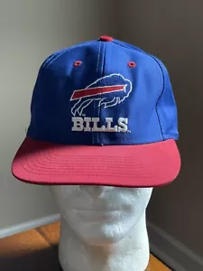 Vintage 90s Buffalo Bills NFL Football Snapback Hat Cap - Team NFL - Picture 1 of 9