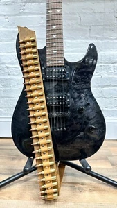 Gitarrengurt breit Nickel echte Kugel brauner Sattel klassischer Gitarrengurt - Bild 1 von 8