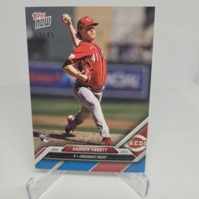 Andrew Abbott RC - 2024 Topps Now Road to Opening Day #OD-215 BLUE SP  39/49 - Image 1 of 2