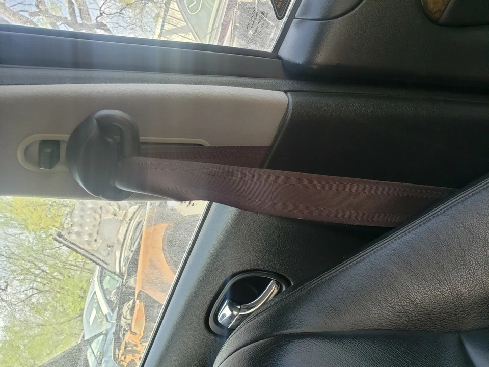 2003 2004 2005 2006 2007 2008 Jaguar tipo S cinturón de seguridad del conductor izquierdo negro Foto 1 de 1