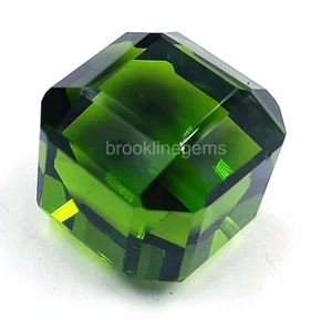 CUBO de piedras preciosas sueltas de turmalina verde Nigeria de 50,30 quilates certificado natural 5ATR - Imagen 1 de 8