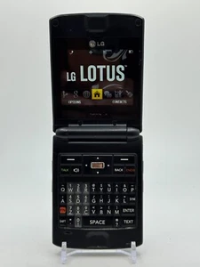 Téléphone portable vintage LG Lotus LX600 - Noir - Sprint - à clapet - Occasion - Fonctionne très bien - Photo 1 sur 6