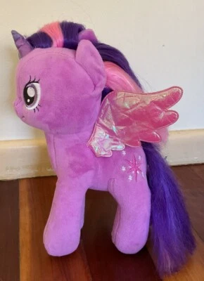 My Little Pony Twilight Sparkle Purple Soft Plush Horse 27cm Ty 2014  MLP  - image 1 of 4