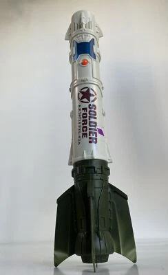 Brinquedo foguete CHAP MEI 2008 Soldier Force INCOMPLETO com luzes e som funcionando - Imagem 1 de 4