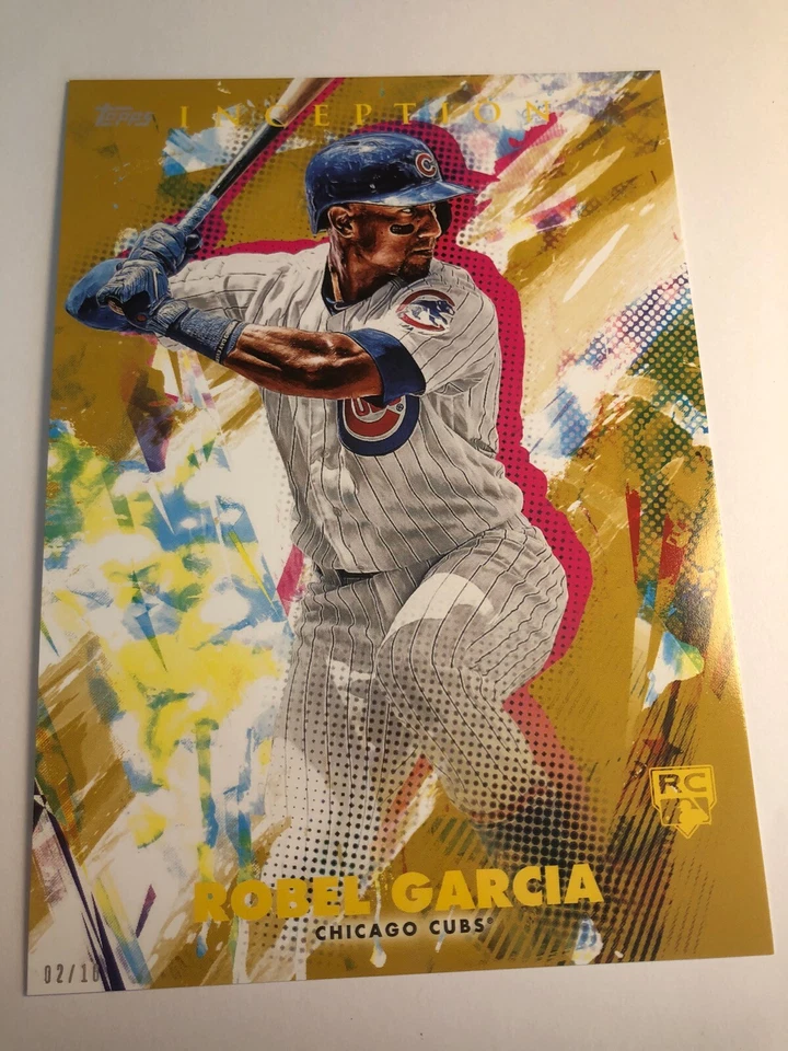2020 Topps Inception Jumbo 5x7 Robel Garcia Cubs RC 8 02/10 - Image 1 of 1