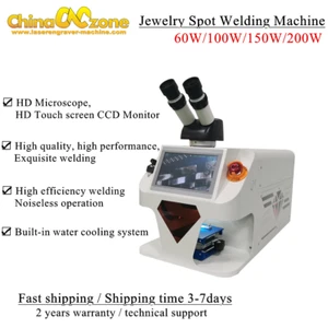 200W 65Joules Jewelry Spot Welding Machine Micro Precision Laser Soldering Gold - Picture 1 of 23