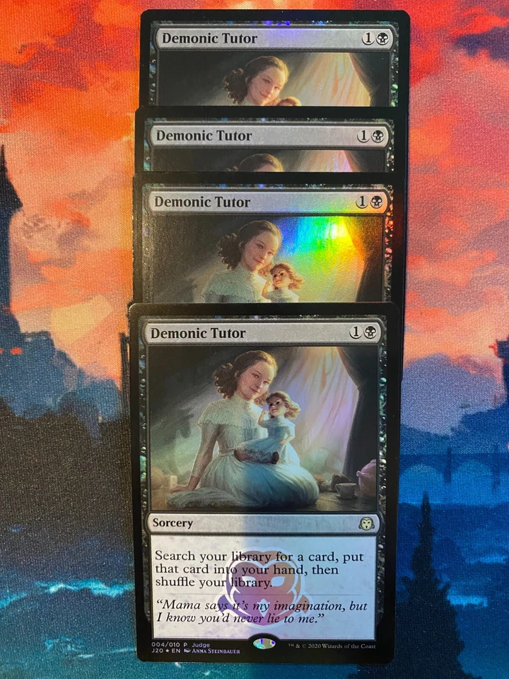 MTG Judge Gift Cards Demonic Tutor Foil x 1 - Image 1 of 1