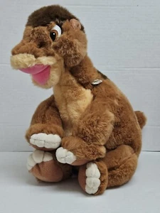 The Land Before Time Littlefoot Plush Vtg Gund Stuffed Brown Dinosaur 15" - Picture 1 of 3
