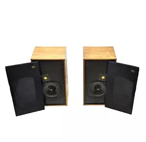 More details for vintage monitor audio ma5 series ii bookshelf speaker pair, 8 ohm, kef tweeters