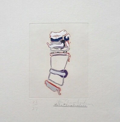 Джон Чемберлен подписал печать 'Little More How' внешние знаки внутренней благодати, 1986 - Изображение 1 из 4