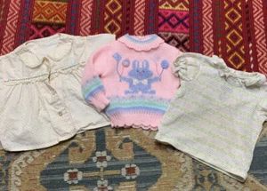 Vintage Baby Sweater Shirt Lot 1950-60s 3 Months - Picture 1 of 5