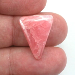 DVH Natural Rhodochrosite Cabochon Freeform Argentina 22x17x4mm (5679) - Picture 1 of 3