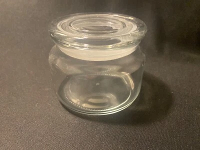 12 oz. Squat Jar With Sealing Lid Food Storage / Candle Holder will combine ship - Image 1 of 4